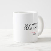 Mijn horloge is afgelopen grote koffiekop (Voorkant rechts)