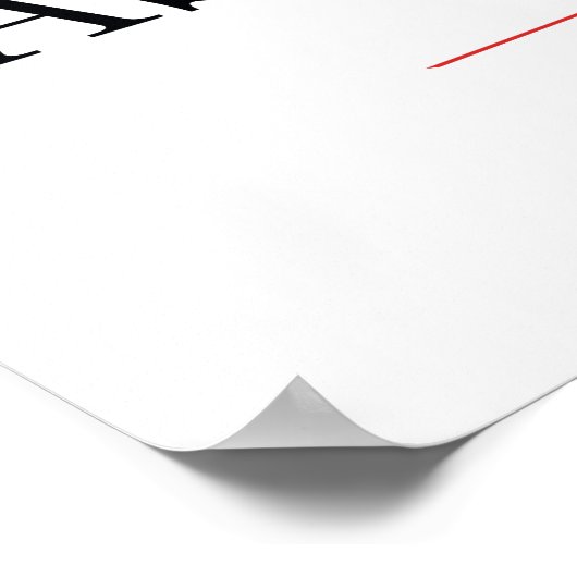 Mijn horloge is afgelopen poster (Hoek)