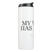 Mijn horloge is afgelopen thermosbeker (Gedraaid links)