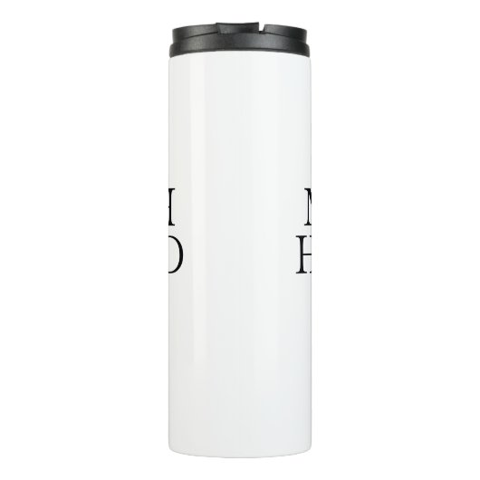 Mijn horloge is afgelopen thermosbeker (Achterkant)