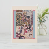 Mijn Horsey Renoir stijl Bedankkaart (Staand voorkant)