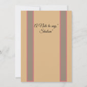 Mijn Horsey Renoir stijl Bedankkaart (Achterkant)