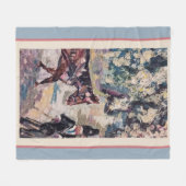 Mijn Horsey Renoir stijl Fleece Deken (Voorkant (Horizontaal))