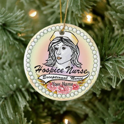 Mijn hospice verpleegkundige keramisch ornament (Boom)