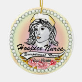 Mijn hospice verpleegkundige keramisch ornament (Voorkant)