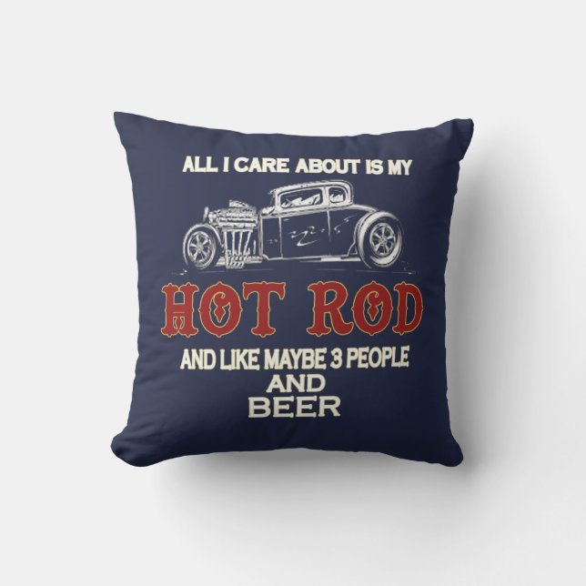 Mijn Hot Rod Kussen (Voorkant)