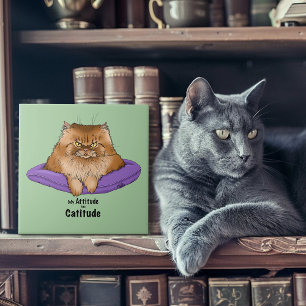 Mijn houding heeft kattigheid tegeltje