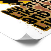 Mijn houding is als een kroon en ik Draag het als Poster (Hoek)