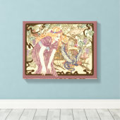 Mijn huis canvas afdruk (Insitu (Houten vloer))