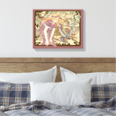 Mijn huis canvas afdruk (Insitu (Slaapkamer))