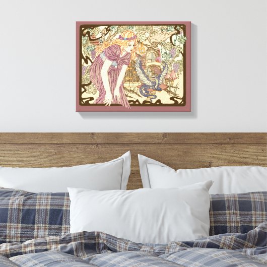 Mijn huis canvas afdruk (Insitu (Slaapkamer))