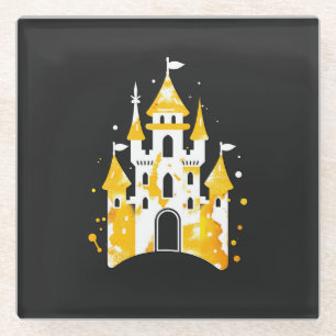 Mijn huis is mijn kasteel glazen onderzetter