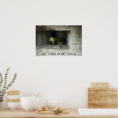 Mijn huis is mijn kasteel poster (Keuken)