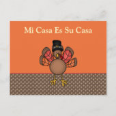 Mijn huis is uw huis briefkaart (Voorkant)