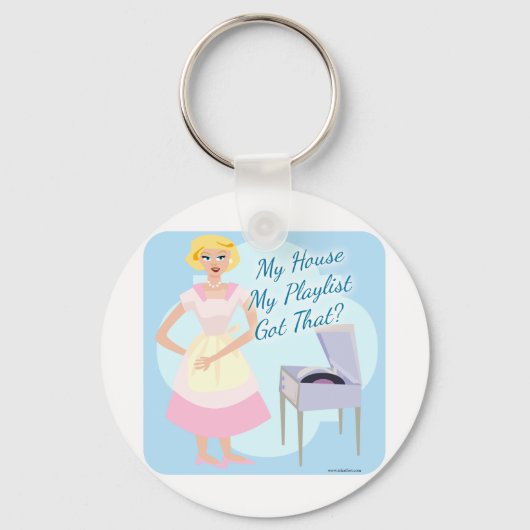 Mijn huis Mijn afspeellijst Sleutelhanger (Voorkant)