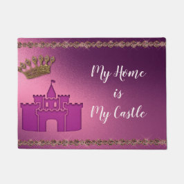 Mijn huis Mijn Castle Quote Welkom Royalty Deurmat