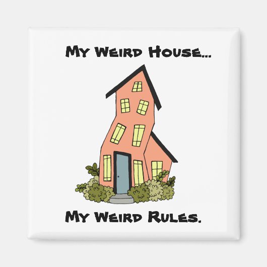 Mijn huis, mijn regels Magnet (Voorkant)