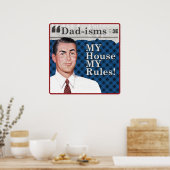 MIJN huis MIJN regels poster (Keuken)