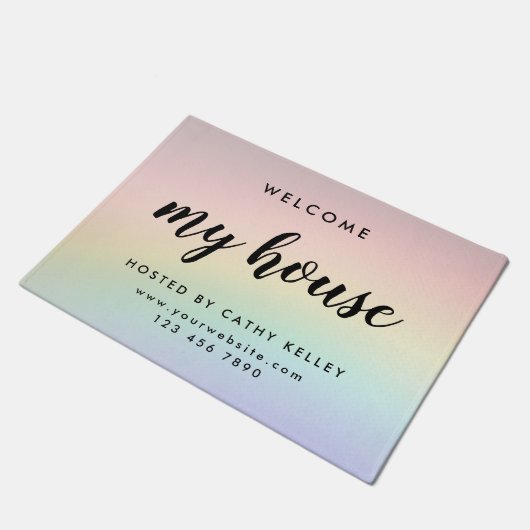 Mijn huis Real Estate Rainbow Realtor Deurmat (Schuin)