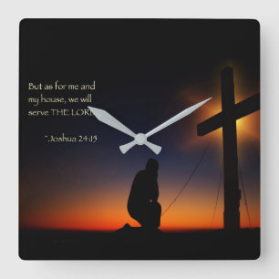 Mijn huis vierkante klok