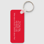 Mijn huisdier is Home Alone Sleutelhanger (Achterkant)