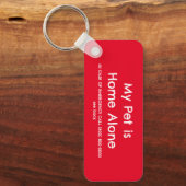 Mijn huisdier is Home Alone Sleutelhanger (Voorkant)