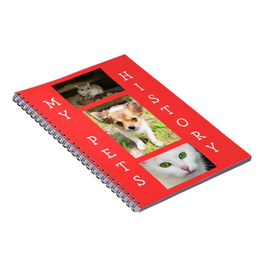 Mijn Huisdieren Geschiedenis Record Boek Notitieboek (Rechterzijde)