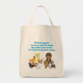Mijn huisdieren tote bag (Voorkant)