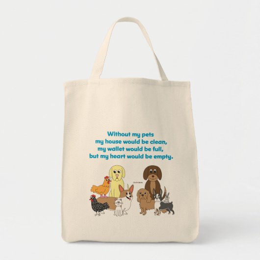 Mijn huisdieren tote bag (Voorkant)