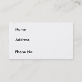 Mijn huisdieren zijn alleen thuis visitekaartje (Achterkant)