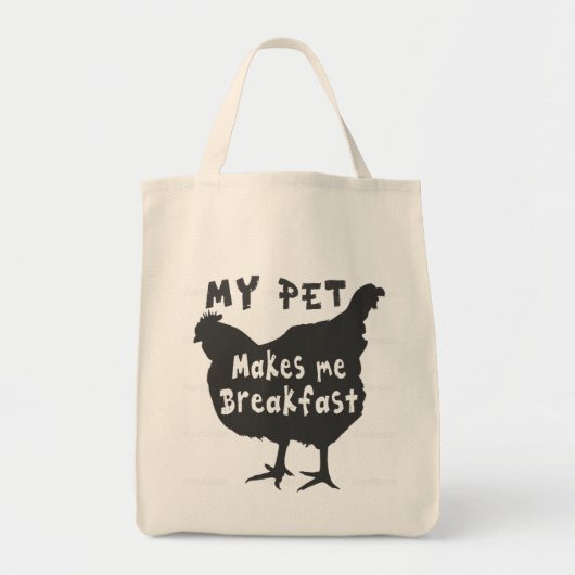 Mijn huisje maakt me ontbijt tote bag (Voorkant)