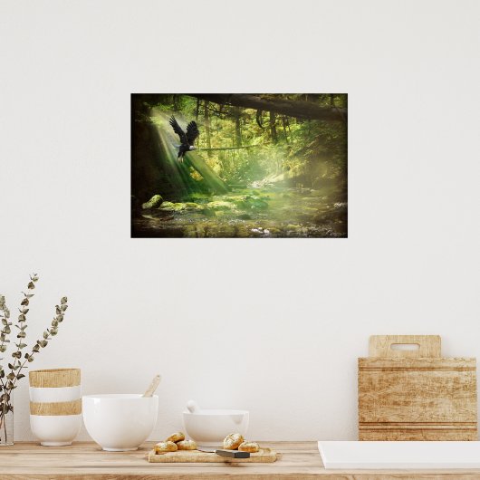 Mijn hulp is onderweg poster (Keuken)