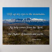 Mijn hulp komt van de Heer Poster (Voorkant)