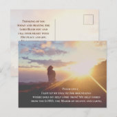 Mijn hulp komt van de LORD. Briefkaart (Voorkant / Achterkant)