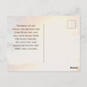 Mijn hulp komt van de LORD. Briefkaart (Achterkant)