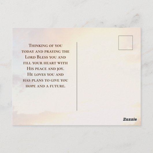 Mijn hulp komt van de LORD. Briefkaart (Achterkant)