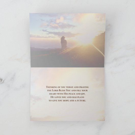 Mijn hulp komt van de LORD. Kaart (Binnen)