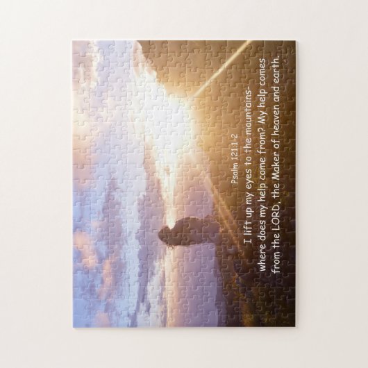 Mijn hulp komt van de LORD. Legpuzzel (Verticaal)