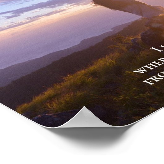 Mijn hulp komt van de LORD. Poster (Hoek)