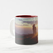 Mijn hulp komt van de LORD. Tweekleurige Koffiemok (Voorkant links)