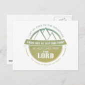 Mijn hulp komt van Lord Green Logo Verse Briefkaart (Voorkant / Achterkant)