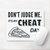 Mijn Humor op de kauwdag eet Pizza Diet Muismat (Met muis)