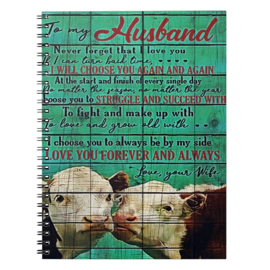 Mijn Husband Letter Gift | Brief voor hem | Notitieboek (Voorkant)