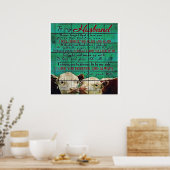 Mijn Husband Letter Gift | Brief voor hem | Poster (Keuken)
