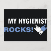 Mijn Hygienist Rocks Briefkaart (Voorkant)