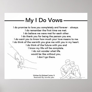 Mijn I Do Vows__Poster Poster