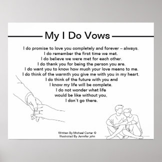 Mijn I Do Vows__Poster Poster