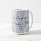 Mijn Ibizan Hound Ate Mijn Lesson Plan Koffiemok (Voorkant rechts)