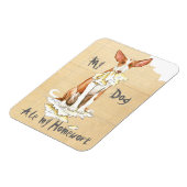 Mijn Ibizan Hound Ate Mijn thuiswerk Magneet (Linkerzijde)