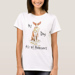 Mijn Ibizan Hound Ate Mijn thuiswerk T-shirt